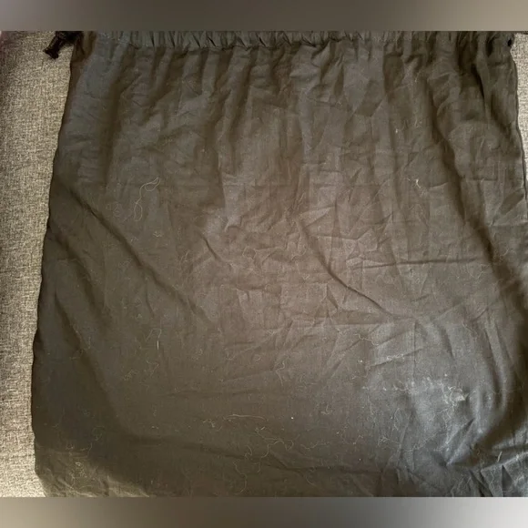 Quince Large Italian Leather Handwoven Satchel in Black EUC - Picture 9 of 9